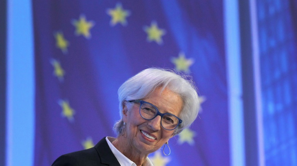 Beaten-down US stocks rally as Lagarde comments lift euro 