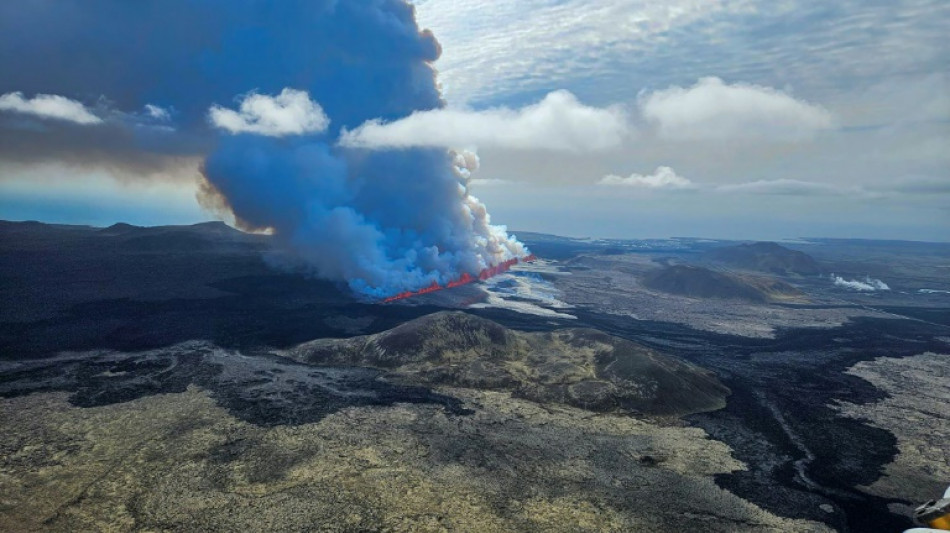 Lava spews again from volcanic eruption in Iceland