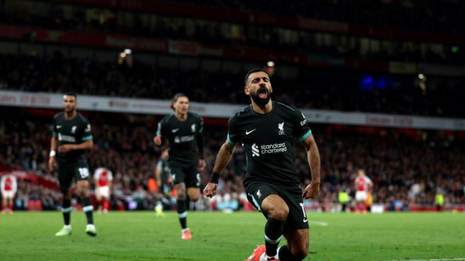 Salah strikes late as Liverpool snatch draw at title rivals Arsenal