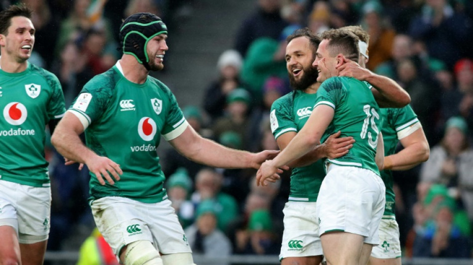 Tournoi des six nations: l'Irlande, sans pitié pour l'Italie, passe deuxième au classement