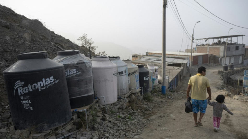 In poor areas of Peru's capital, running water is a dream