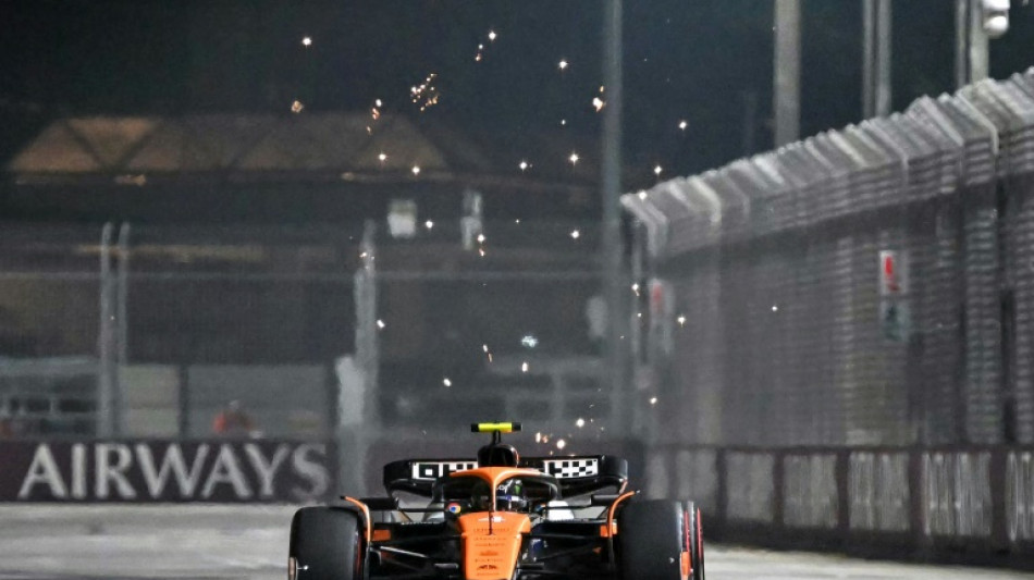 F1/Singapour: Norris et Leclerc à l'attaque, Verstappen en difficulté