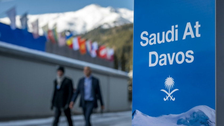 Saudis showcase charm offensive in Davos