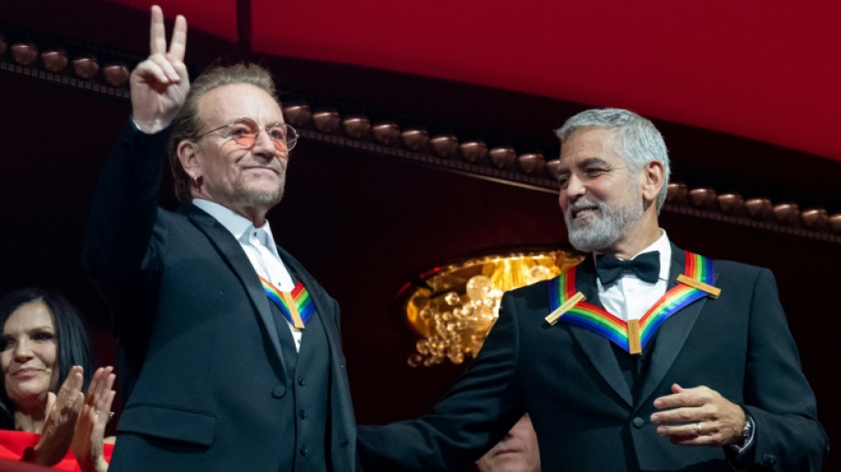 Glitzy Washington gala honors legendary artists including George Clooney, U2