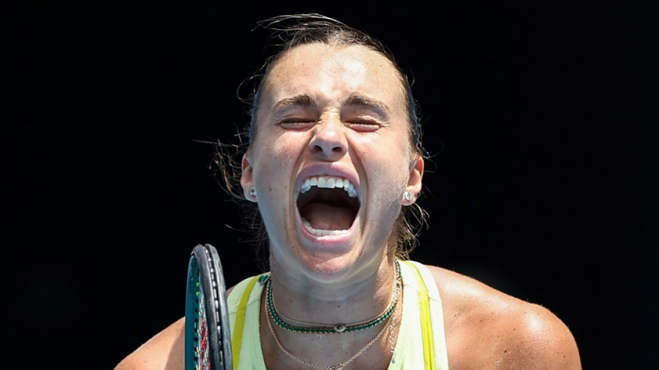 Sabalenka digs deep to battle into Australian Open second week