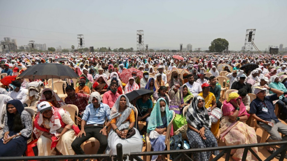 Inde: 11 personnes meurent d'un coup de chaleur lors d'un grand rassemblement