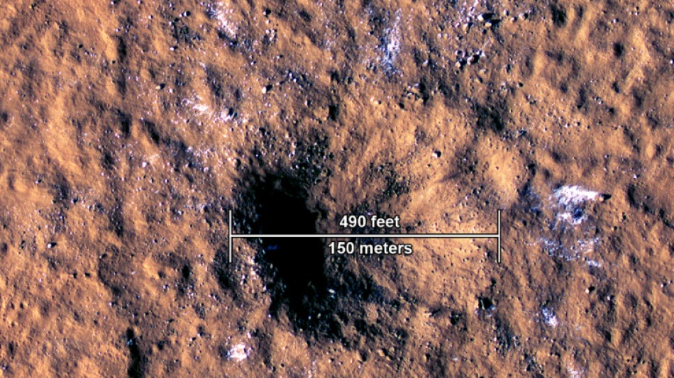 Un enorme impacto de meteorito en Marte es escuchado en vivo por la NASA