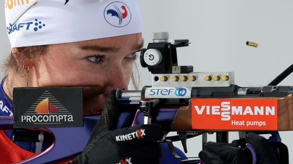 Mondiaux de biathlon: en démonstration, les Françaises en or sur le relais