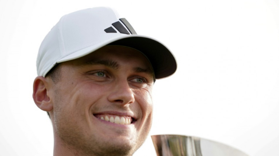 Sweden's Aberg wins at Torrey Pines with final hole drama