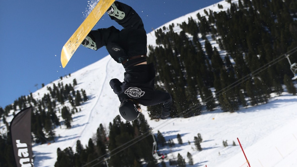 Snowboard: freestyle; Zoccante re dello snowpark di Obereggen