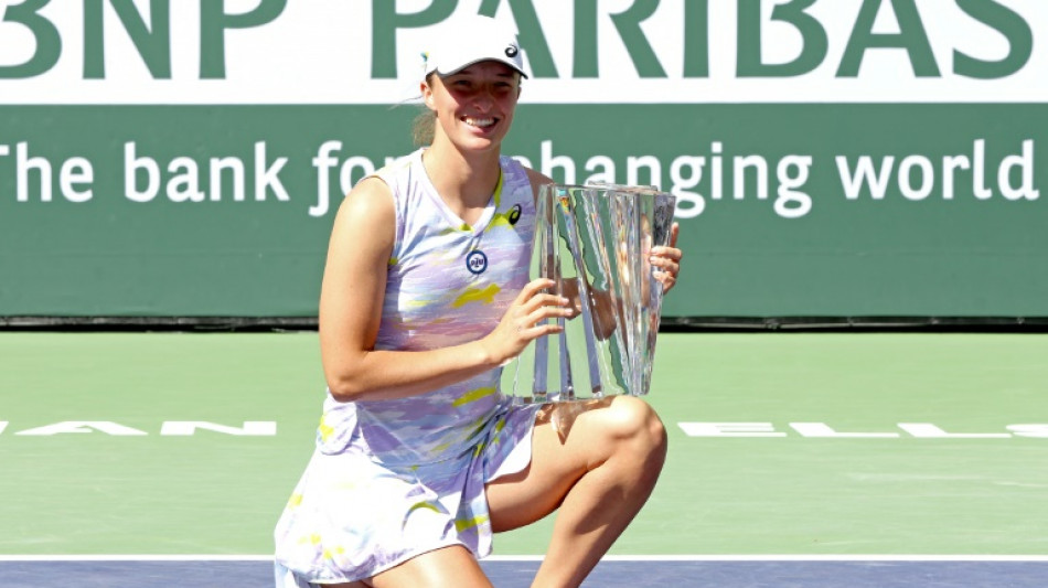 Indian Wells: la Polonaise Iga Swiatek, reine du désert californien