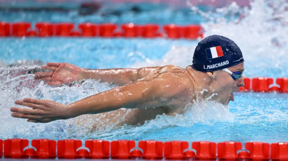 Natation: Marchand file en finale du 400 m quatre nages