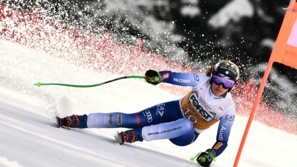 Brignone inches towards World Cup crown at tricky La Thuile super-G