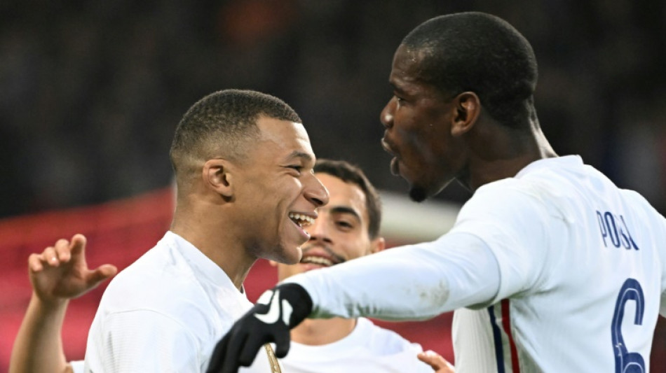 Bleus: Mbappé et Giroud, duo reformé et en forme contre l'Afrique du Sud 