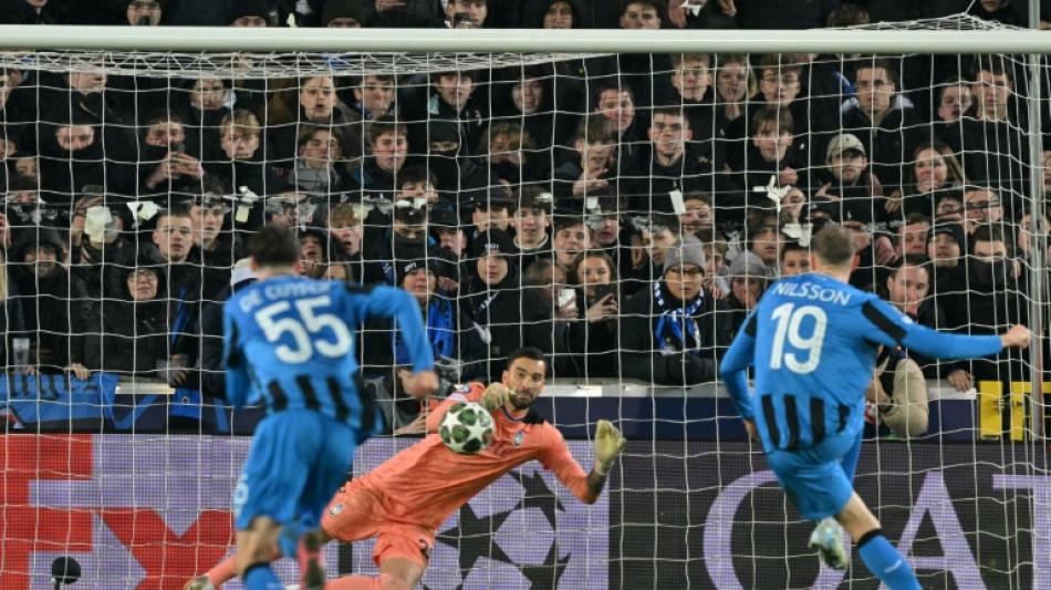 Penalty row as Club Brugge gain Champions League advantage over Atalanta