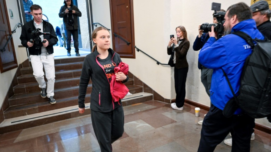 Suède: Greta Thunberg à l'amende pour désobéissance civile