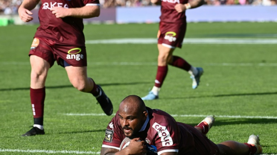 Top 14: Bordeaux-Bègles s'échappe, le Racing 92 sans convaincre