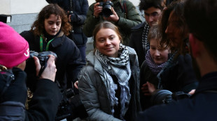 Climate activist Greta Thunberg arrives for London trial 